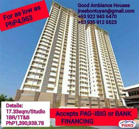 Condominium For Sale with 1 Bedroom in Cebu .